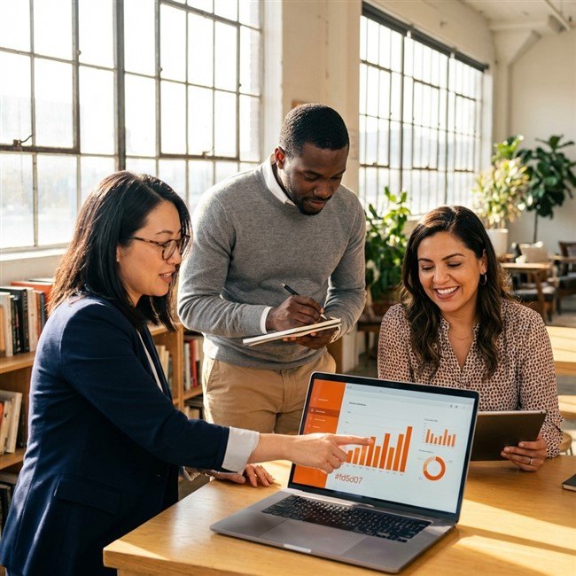 Host Premiera global team serving clients