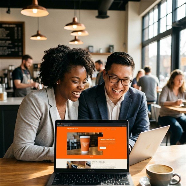 Host Premiera global team serving clients