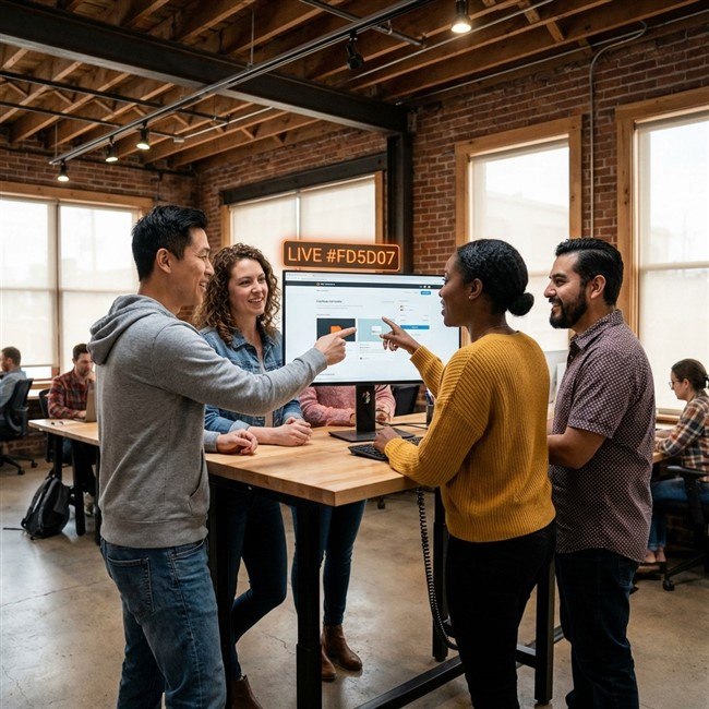 Host Premiera global team serving clients